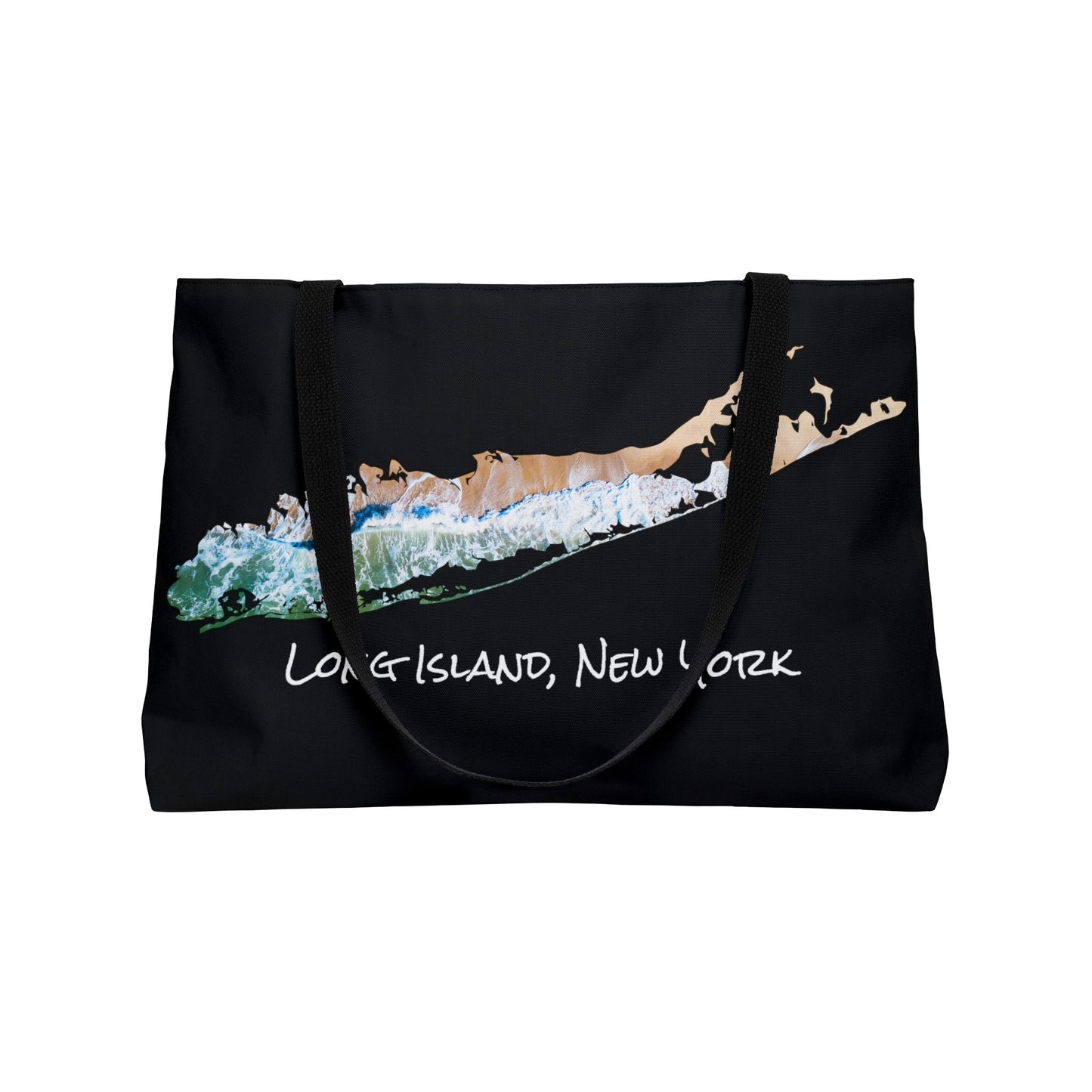 Weekender Tote Bag Black - Sand & Sea