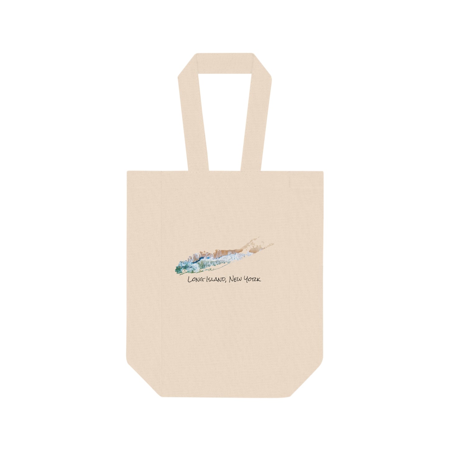 Double Wine Tote Bag - Sand & Sea