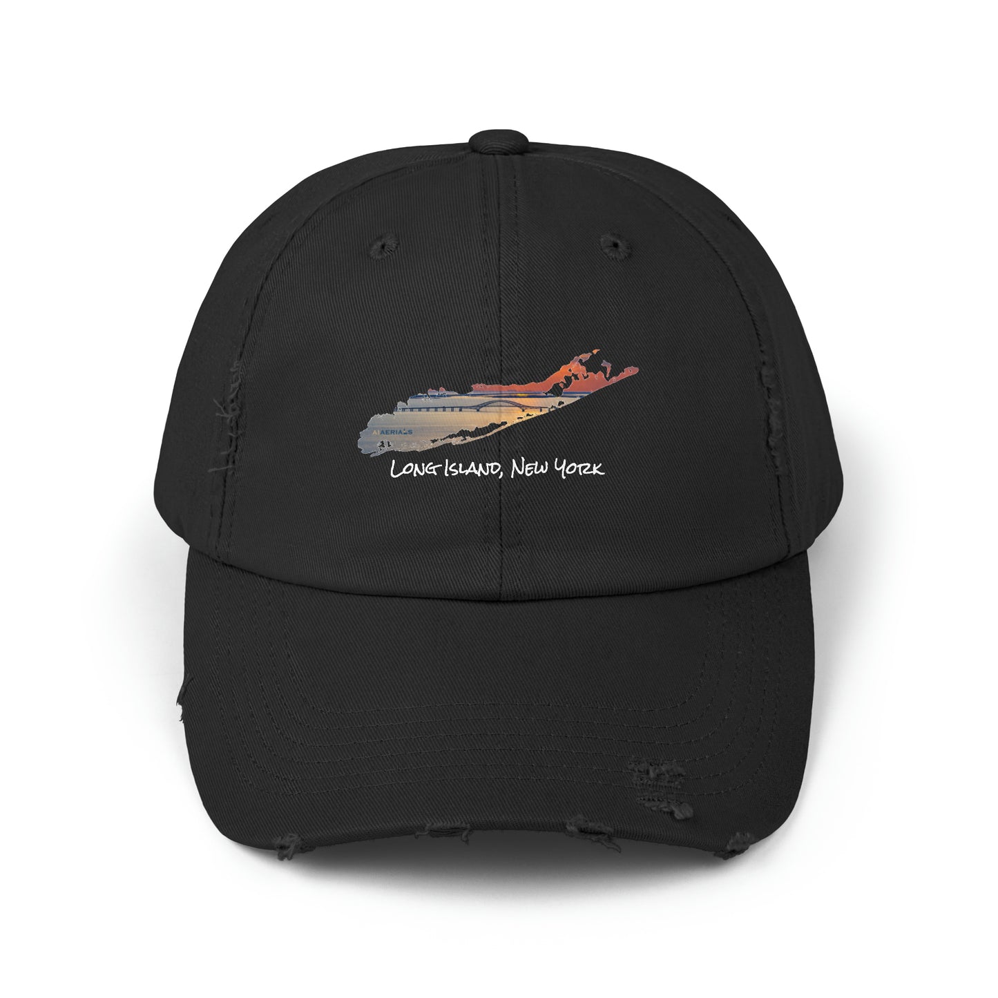 Unisex Distressed Cap - Great South Bay Bridge