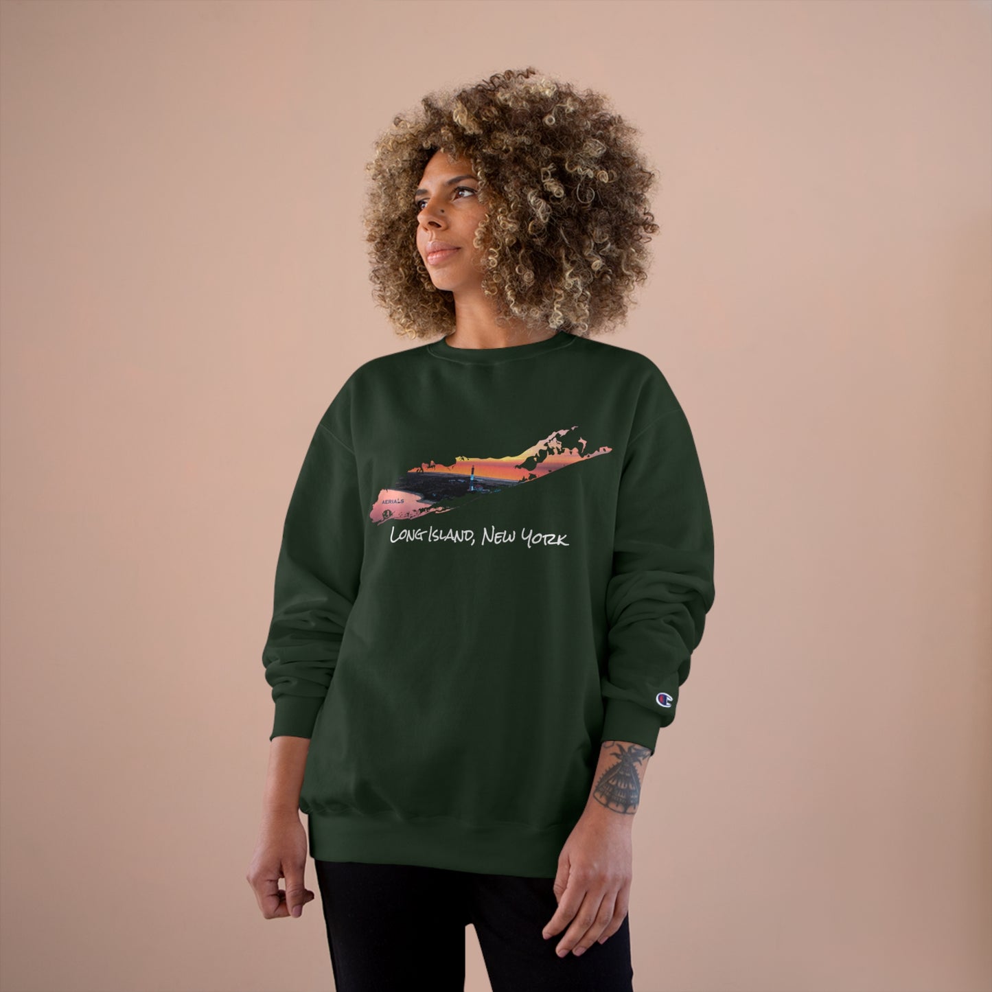 Champion Sweatshirt Unisex - Fire Island Lighthouse