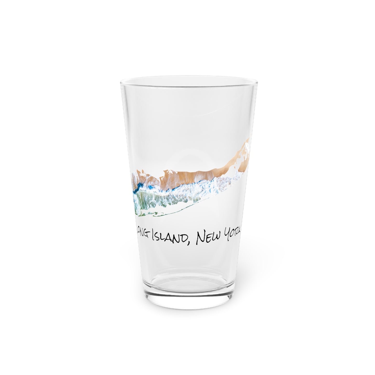 Pint Glass, 16oz - Sand & Sea