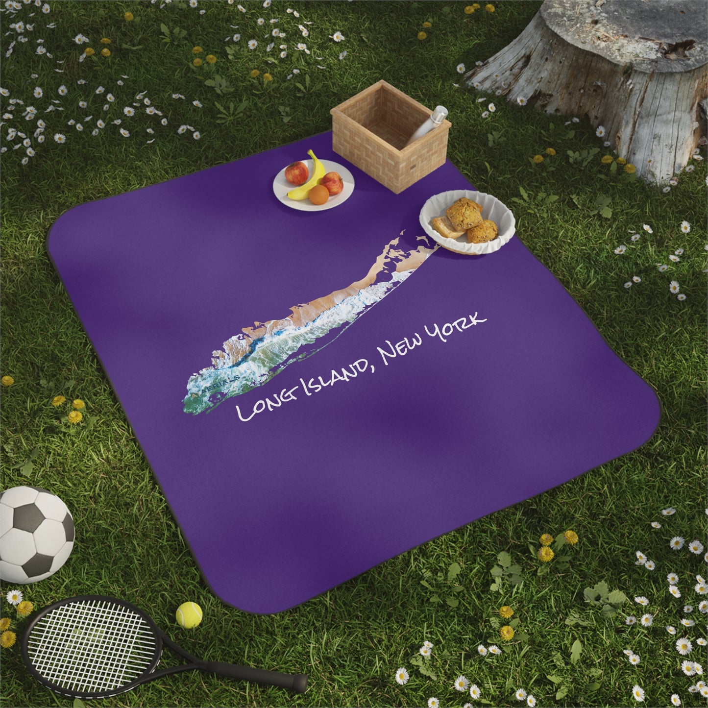 Picnic Blanket Purple - Sand & Sea