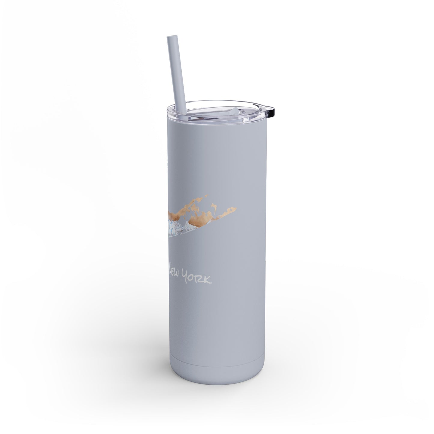 Skinny Matte Tumbler, 20oz - Sand & Sea