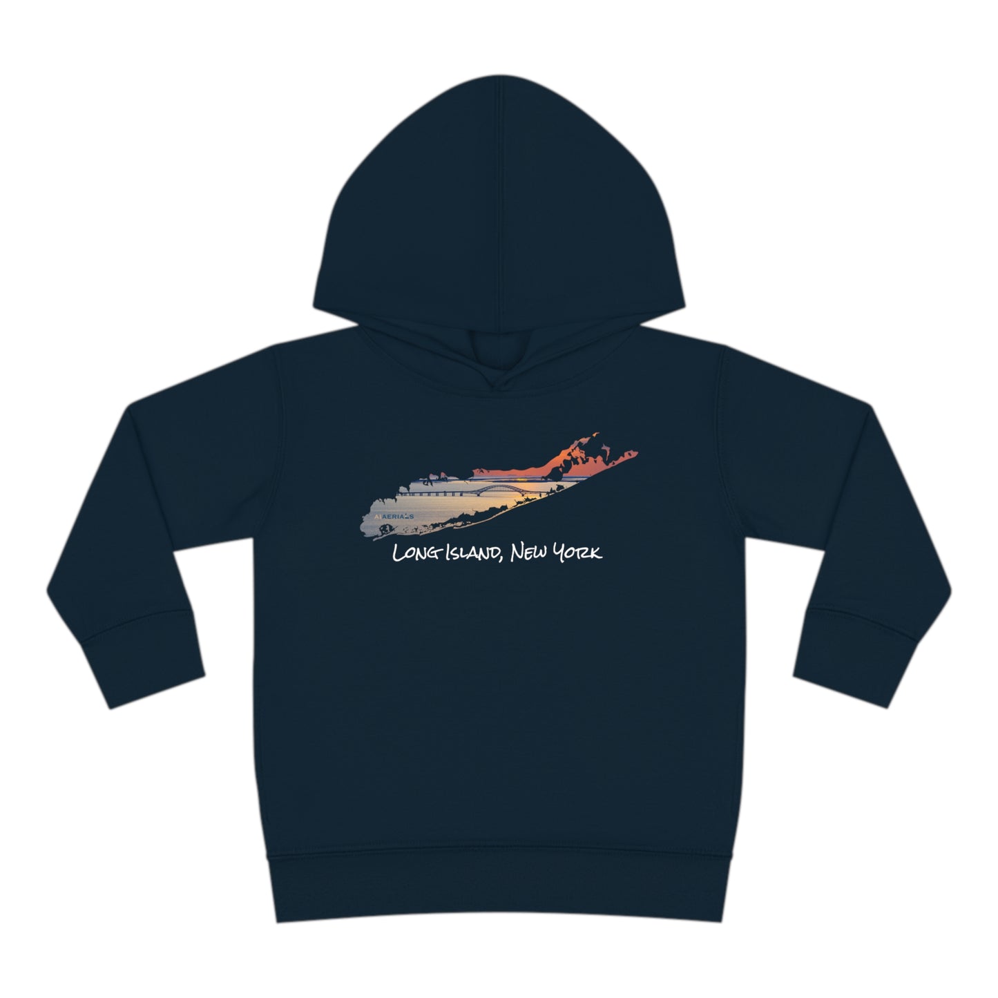 Toddler Pullover Fleece Hoodie - Great South Bay Bridge