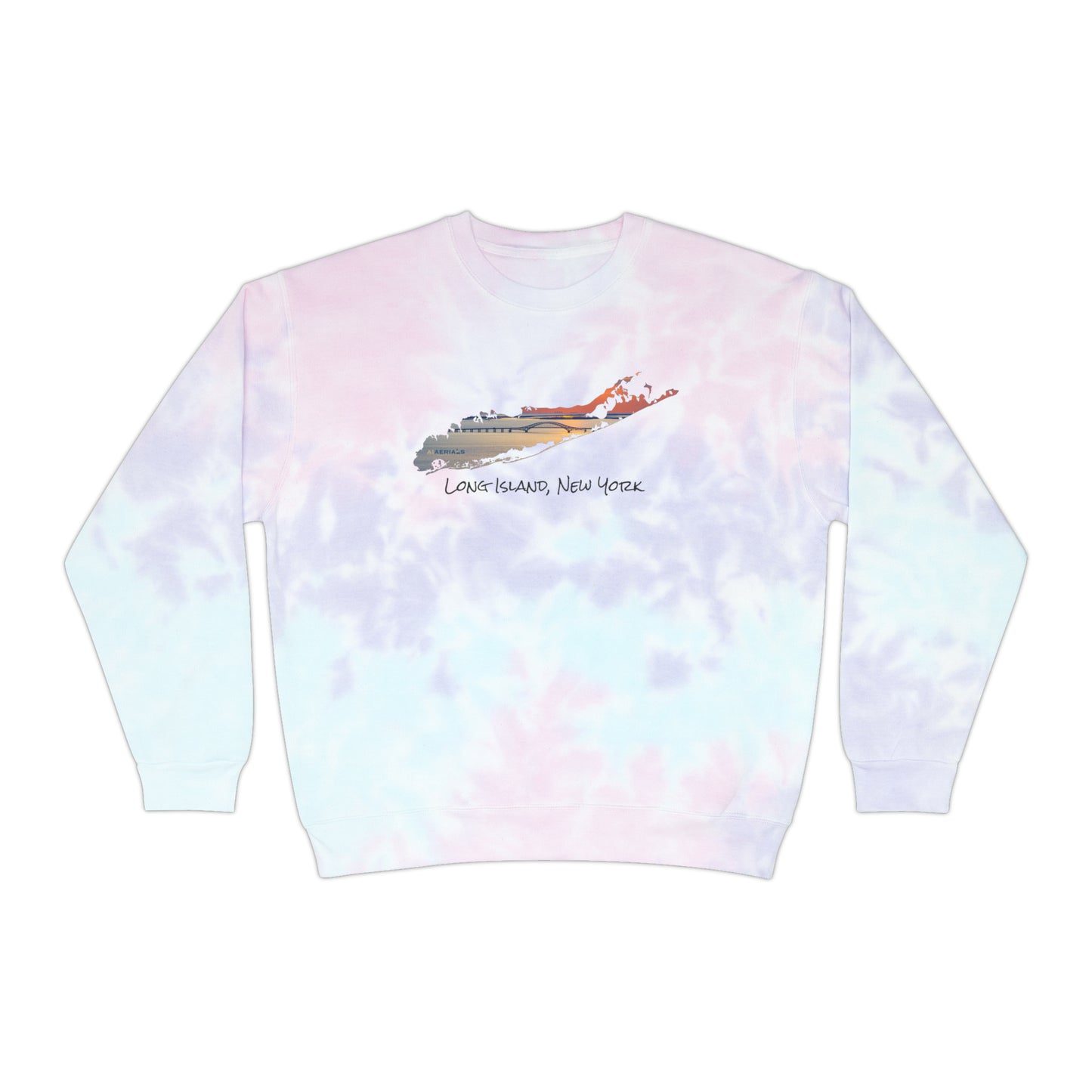 Unisex Tie-Dye Sweatshirt - Great South Bay Bridge