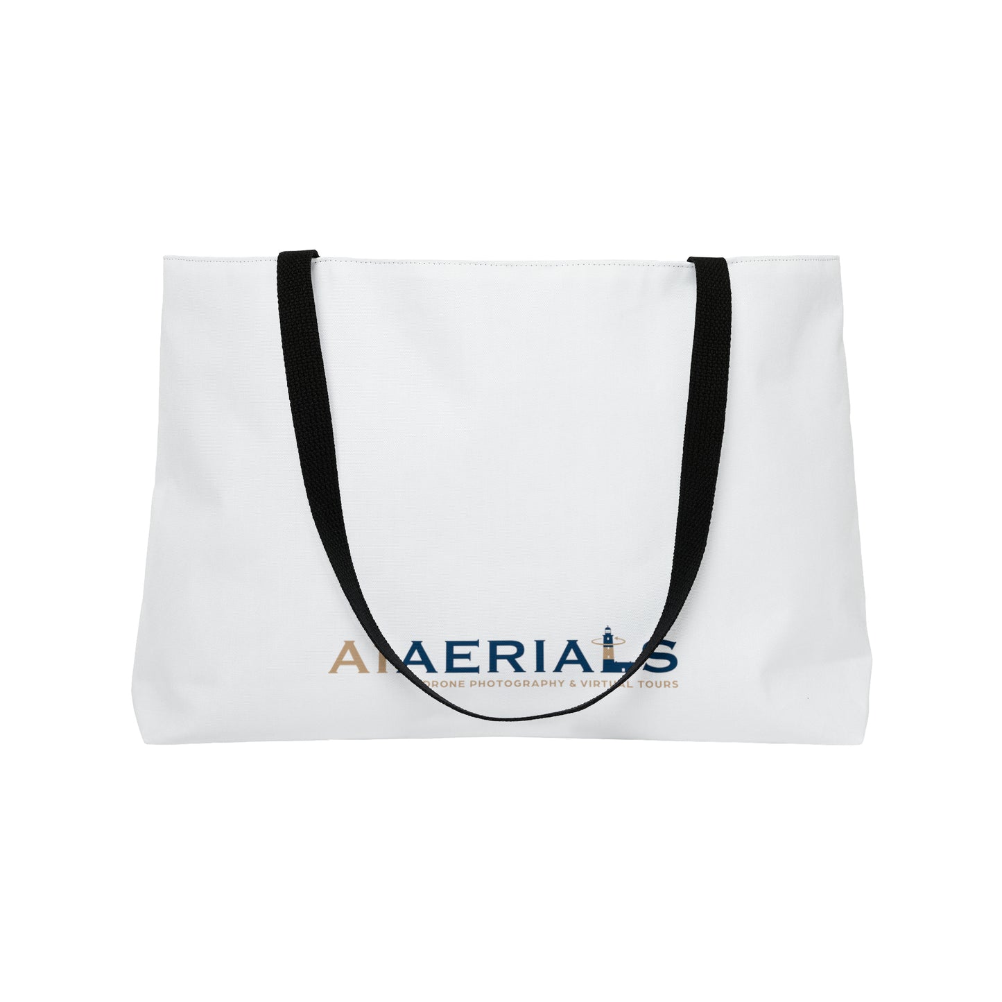 Weekender Tote Bag White - Great South Bay Bridge