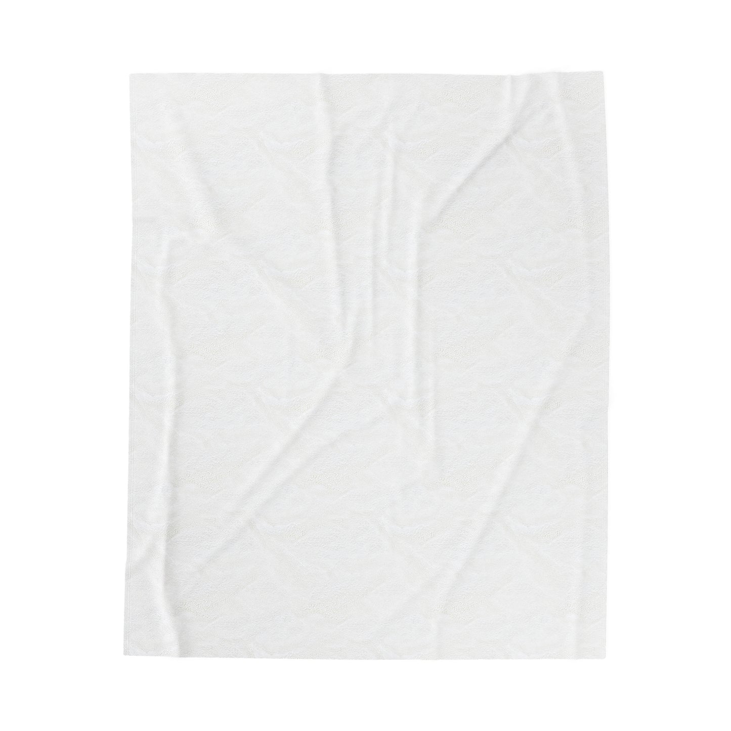 Velveteen Plush Blanket White (2 sizes) - Sand & Sea