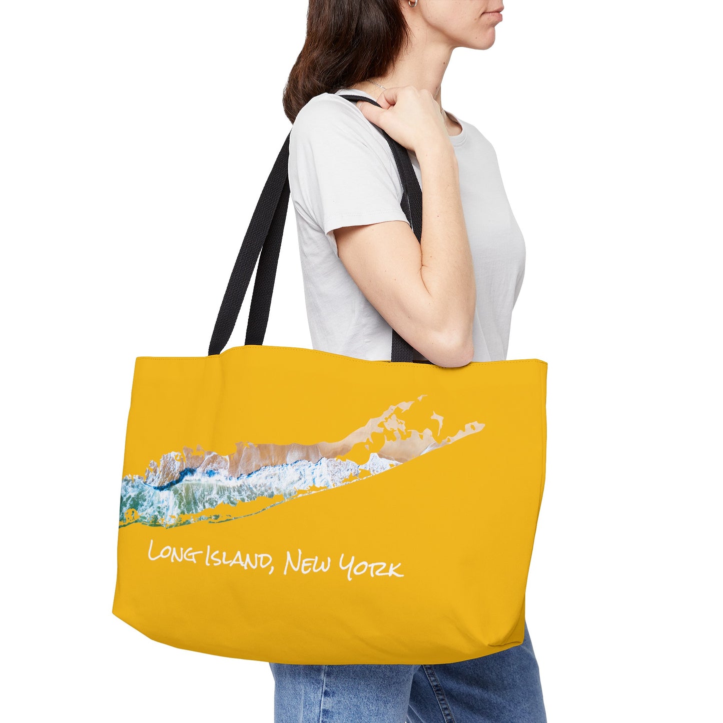 Weekender Tote Bag Yellow - Sand & Sea