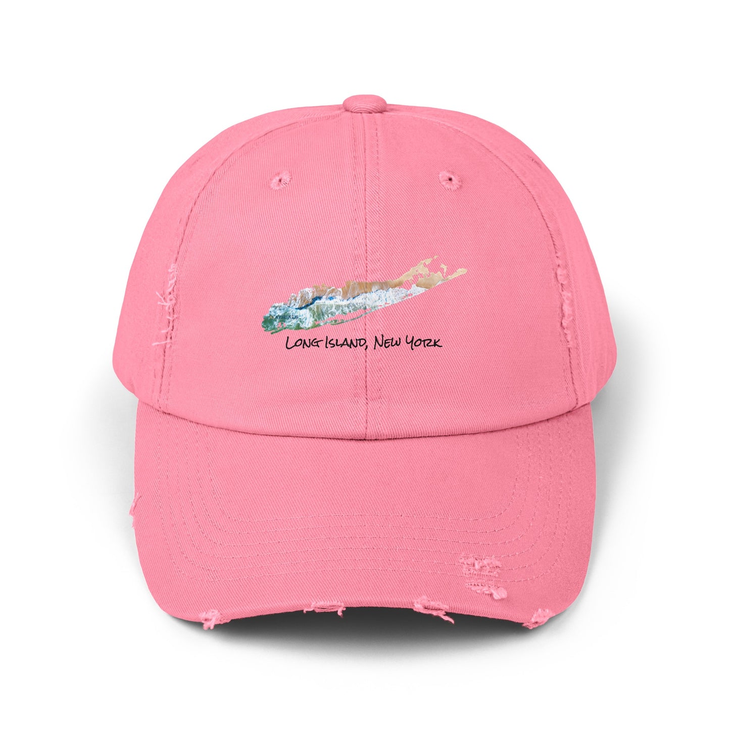 Unisex Distressed Cap - Sand & Sea