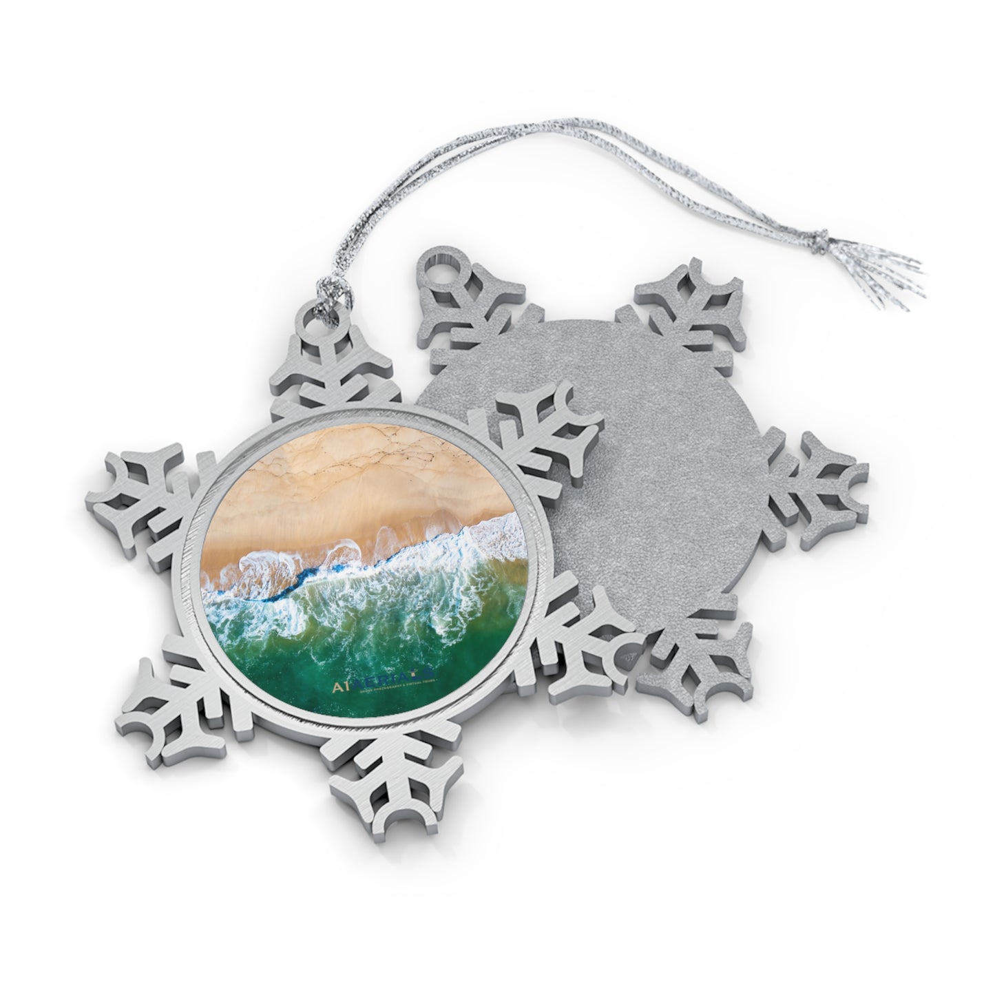 Pewter Snowflake Ornament - Sand & Sea