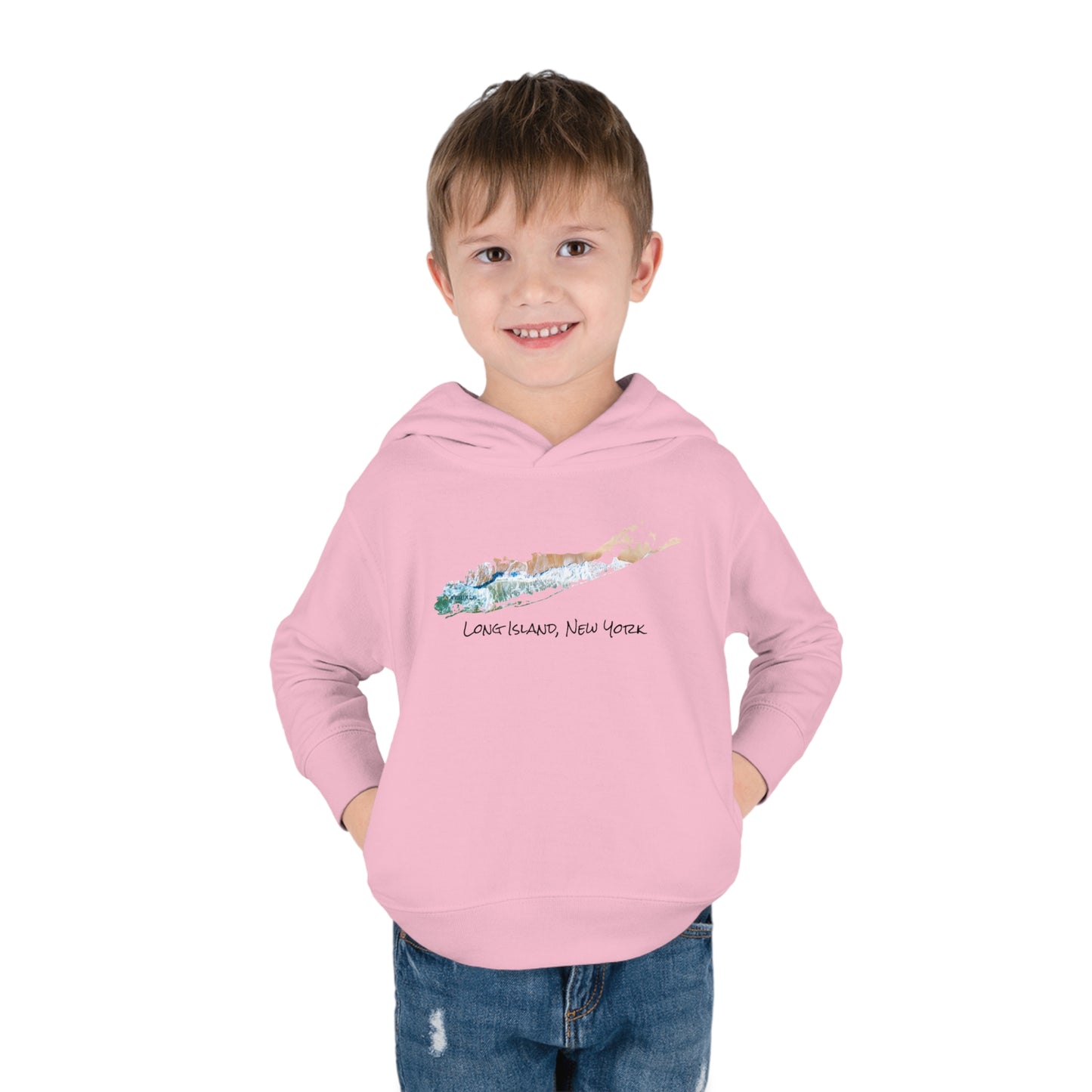 Toddler Pullover Fleece Hoodie - Sand & Sea