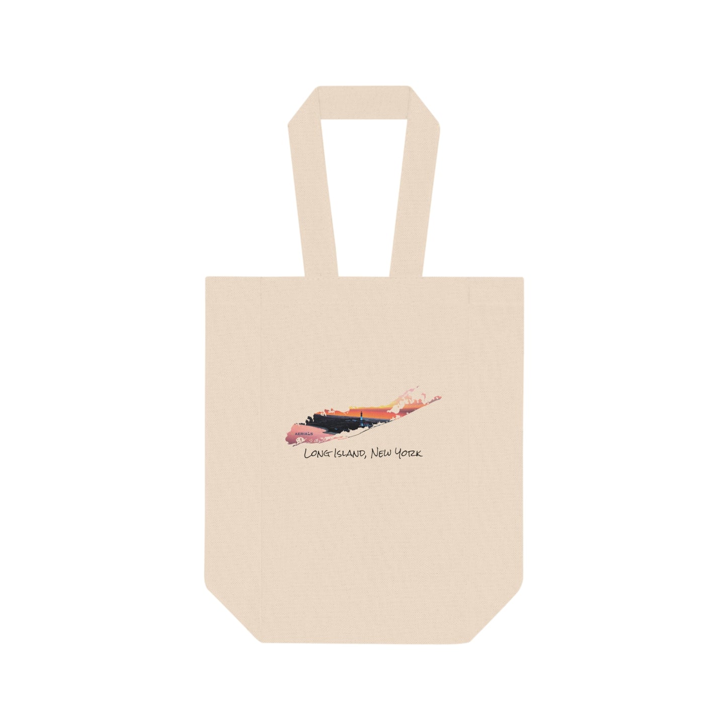 Double Wine Tote Bag - Fire Island