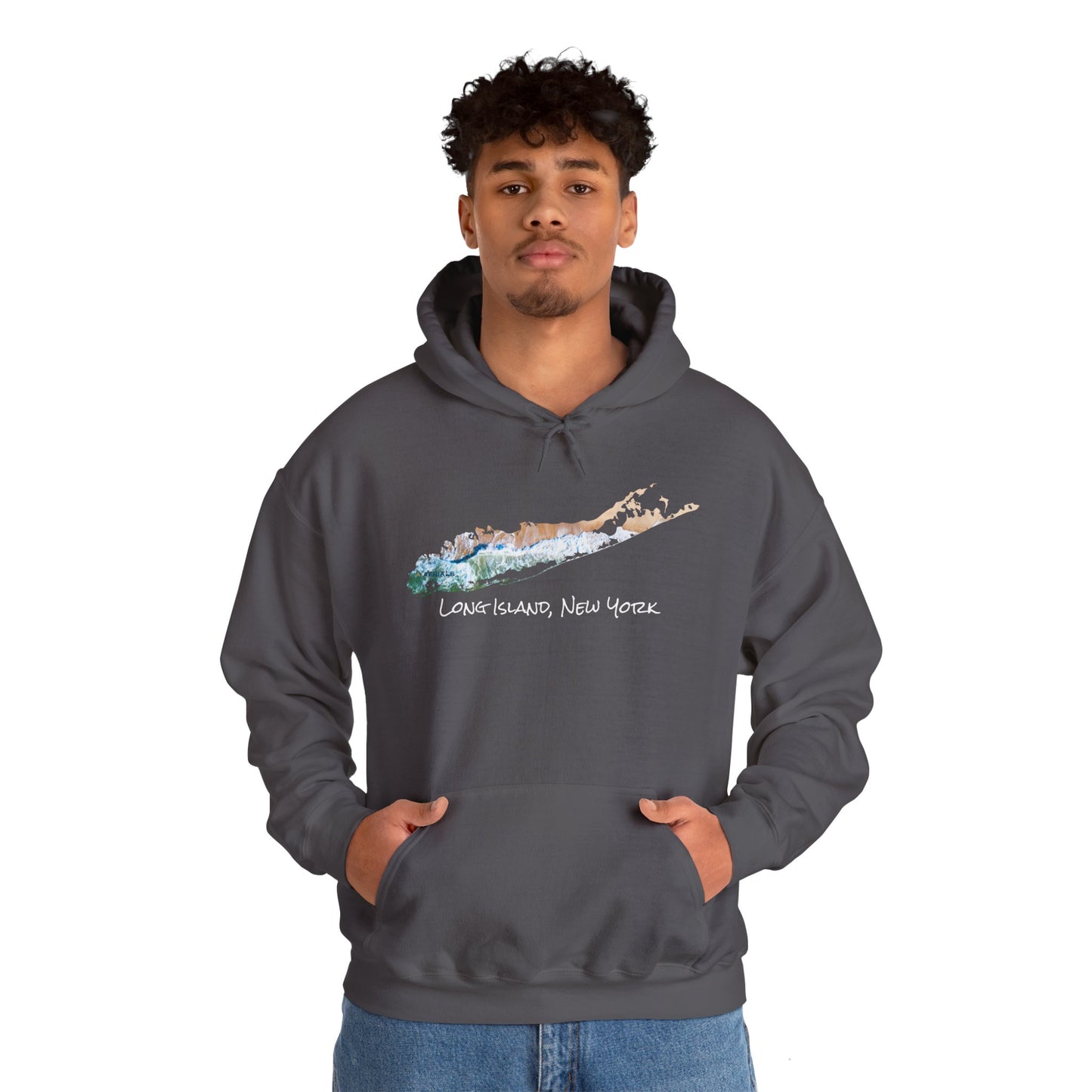 Unisex Hooded Sweatshirt - Sand & Sea