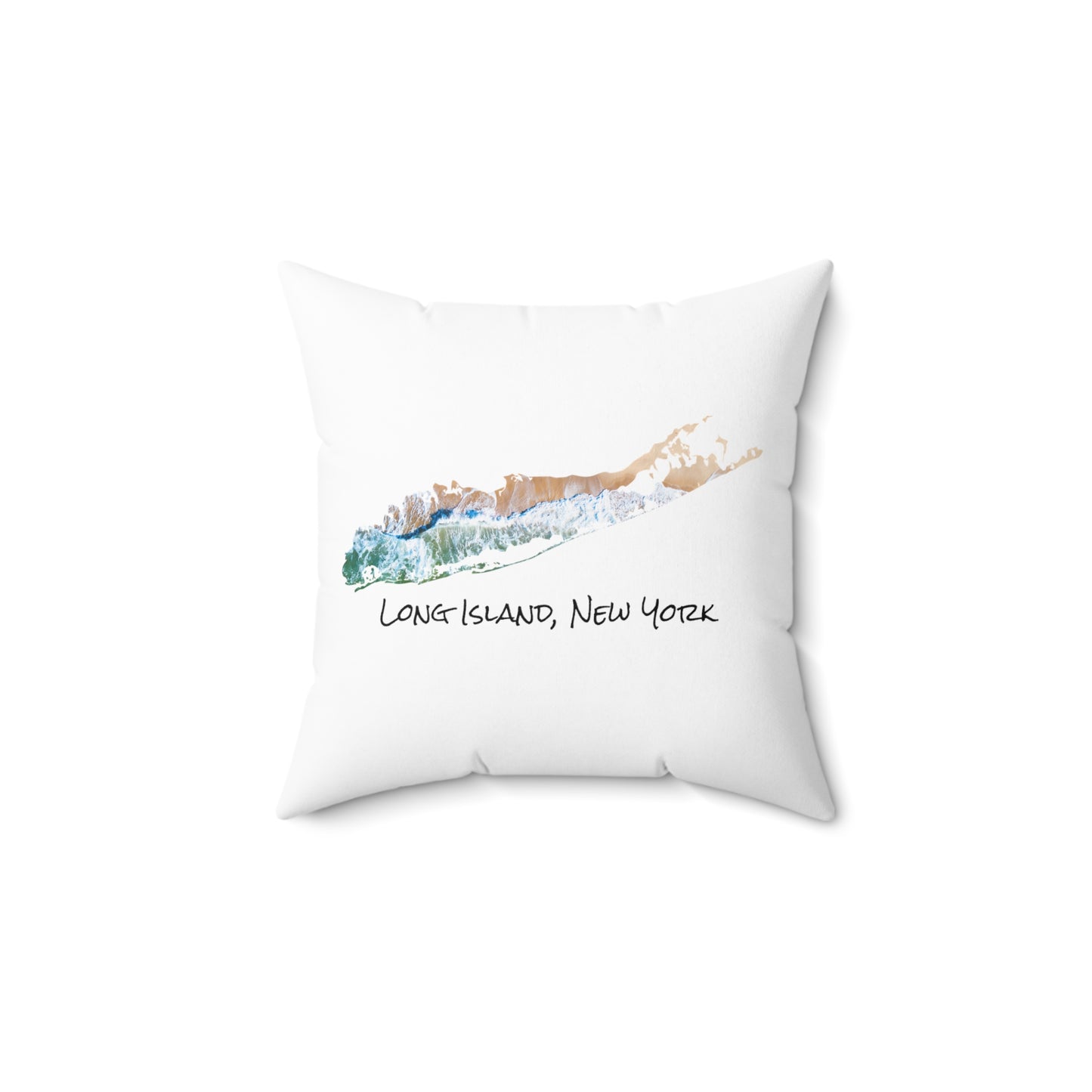 Square Pillow White - Sand & Sea